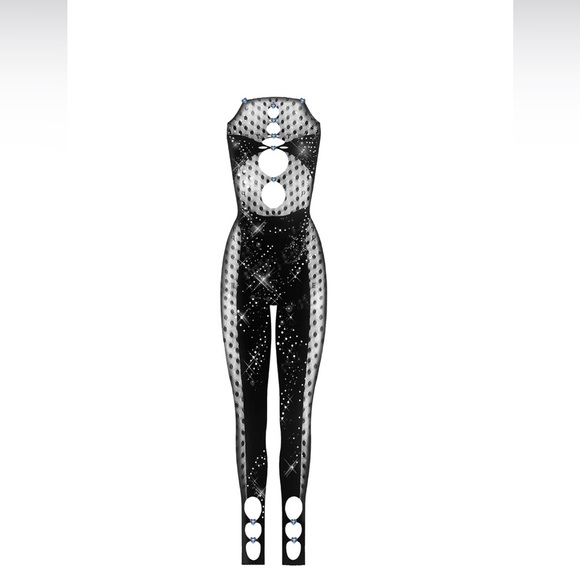 POSTER GIRL Pants - SOLD- Poster Girl Rhinestoned Janice Jumpsuit